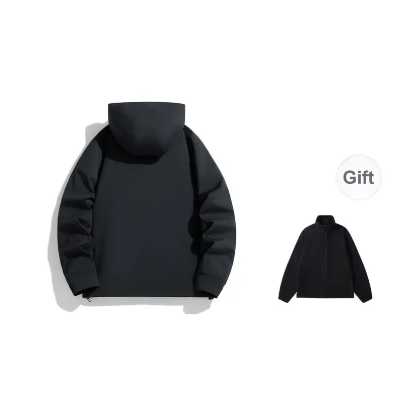 Feiyue Water-Resistant Windproof Warm Water-Repellent Windbreaker Jacket Unisex-20