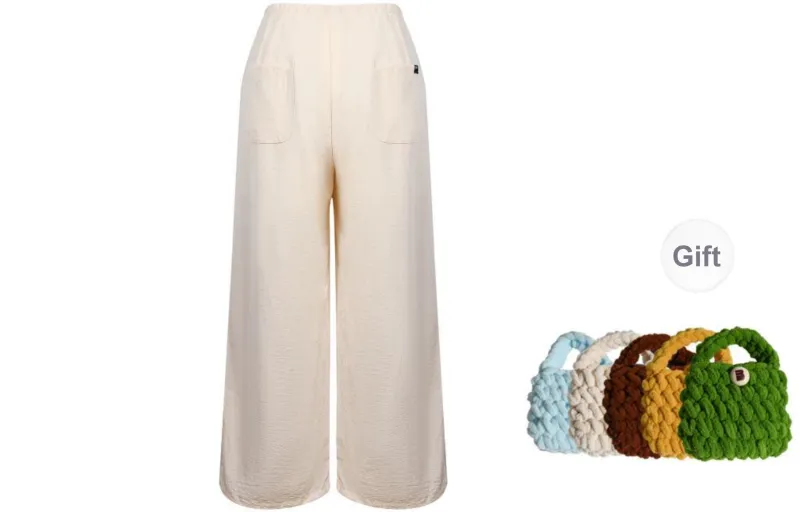 Madgood Casual Pants Unisex Yellow Green Comes With Earphone Case-7