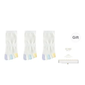 XIA.WA.ZHI.XIU Mid Calf Socks Women's Shopping Bag 3 Pack