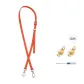 Silver Modified Buckle+Carrot Long Strap