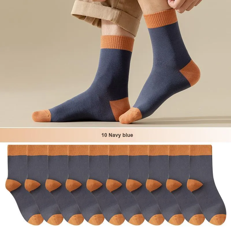 Lan Miao Mid Calf Socks Men's 10 Pack-15