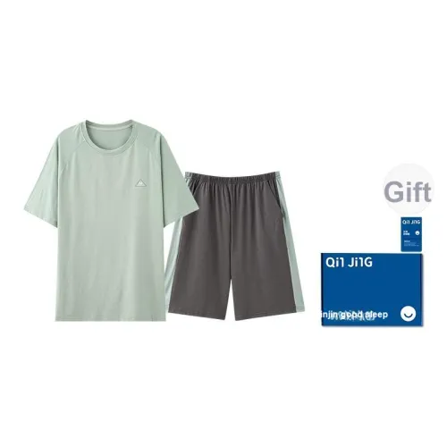 Qin Jing Пижамный комплект мужской Gift Box Set зеленый