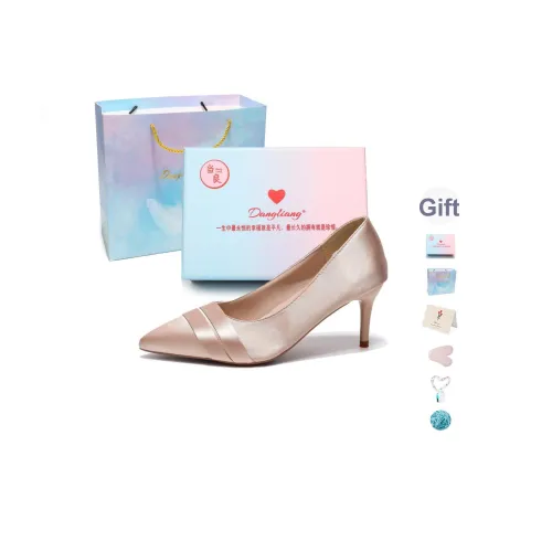 Be Good Узкий каблук Высокие каблуки Женские Шампанское