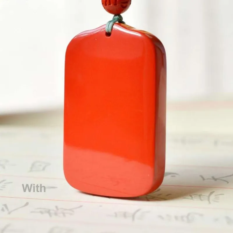JUNWEN Cinnabar Necklaces Unisex-2