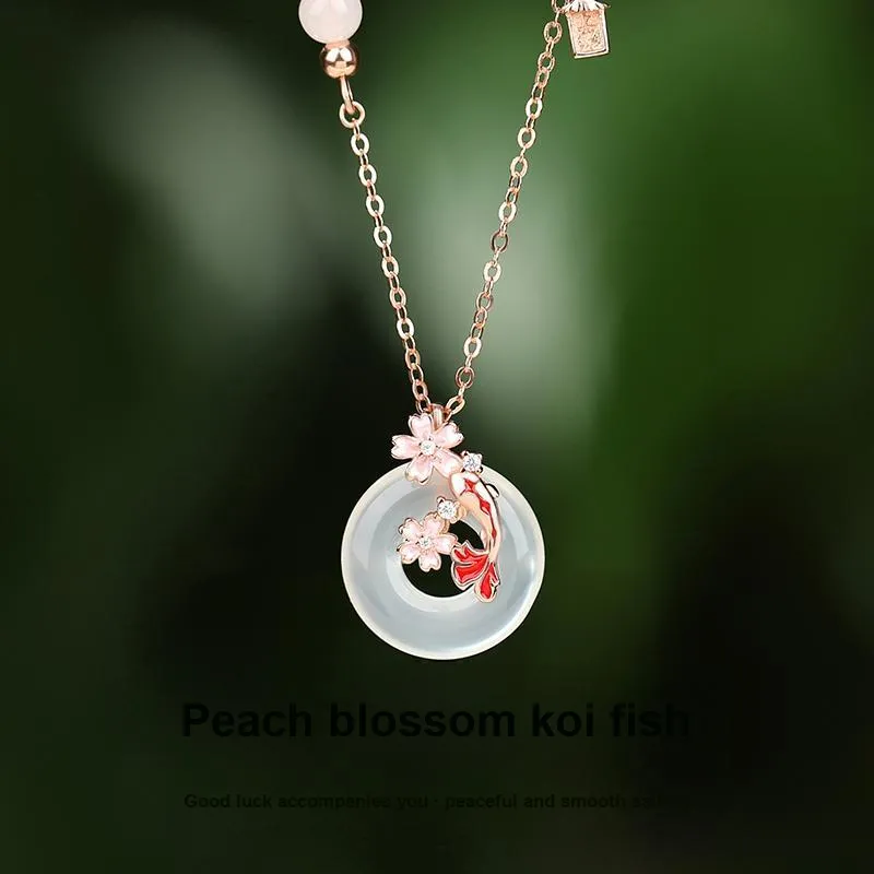 VANA Chalcedony Jade Necklaces Women's-1