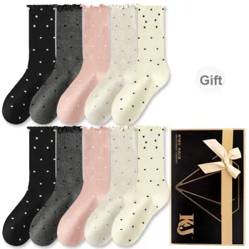 KJ Mid Calf Socks Women's Box 10 Pack