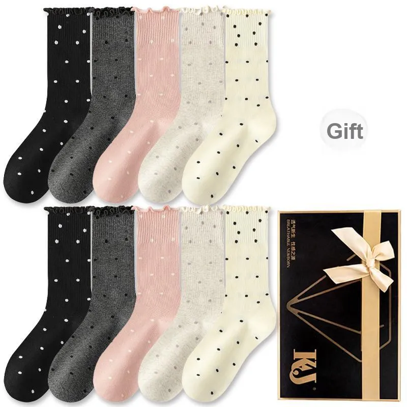 KJ Mid Calf Socks Women's Box 10 Pack-0