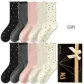 Black *2 Dark Gray *2 Apricot Pink *2 Oats *2 Custard *2 (10 Pack)