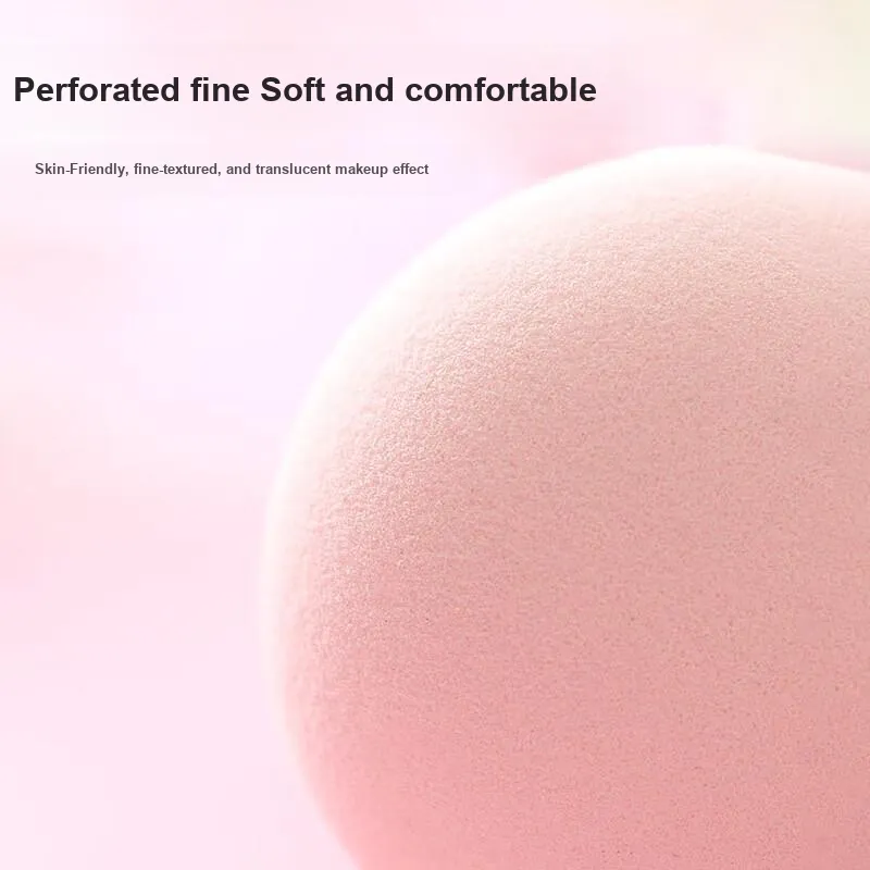 JIAOXUEFEI Professional Multicolor Mushroom Head Powder Puff 3 Pcs-Easy Application No Waste-1