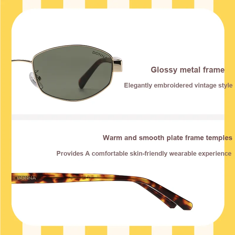 Do Na Alloy Oval Sunglasses Unisex-8