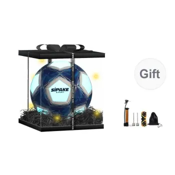 SIPAKESPORT Size 5 Size 4 Soccer PU Machine Stitched Soccer Ball Unisex Blue White