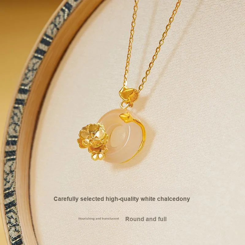 DIHUAJI Chalcedony Necklaces Women's-3
