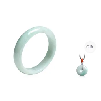 With The Heart Of The Jade Bean Type Jadeite Jade Bangle Women's