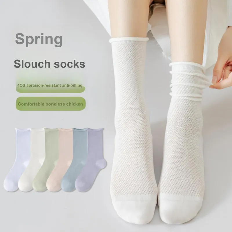 XXLLG Mid Calf Socks Women's 5 Pack-1