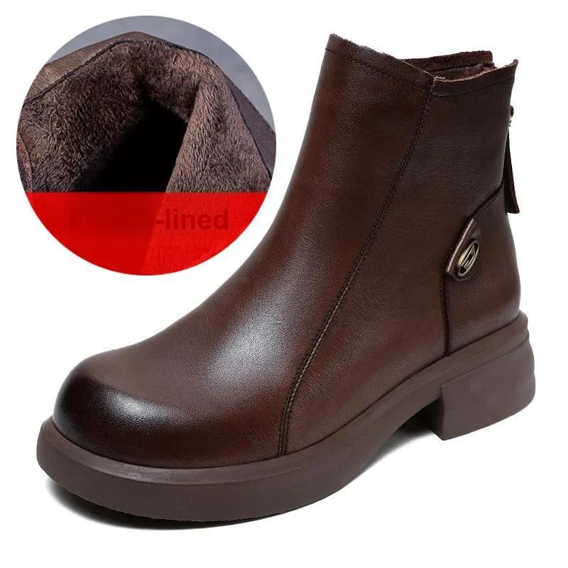 Devanro Ankle Boots 4.0cm Women's-9