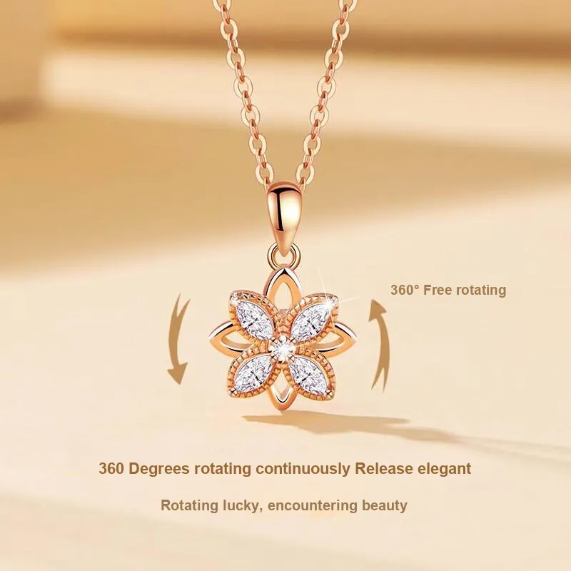 DAWO 925 Sterling Silver Necklaces Women's-2