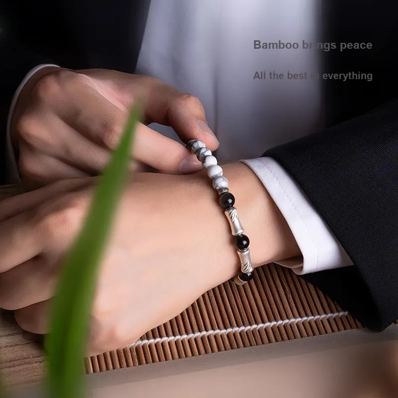 YINCHIE 999 Fine Silver Bracelets Men's Gift Box Set-4