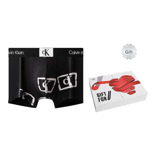 CK/Calvin Klein Underpants Men's 1 Pack Gift Box Set Black