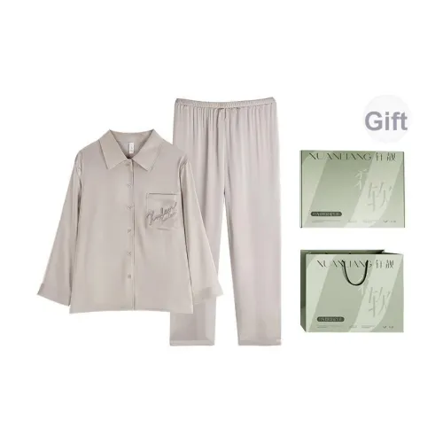 Xuan Liang Пижамный комплект для женщин набор в подарочной коробке чай серый