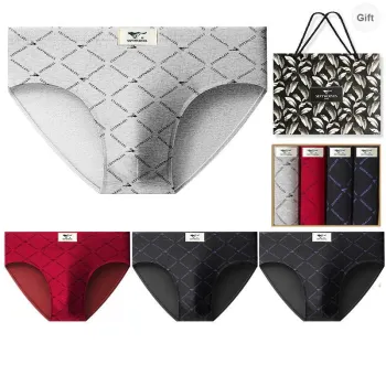 SEPTWOLVES Leggings Men's 4 Pack Gift Box Set+Shopping Bag