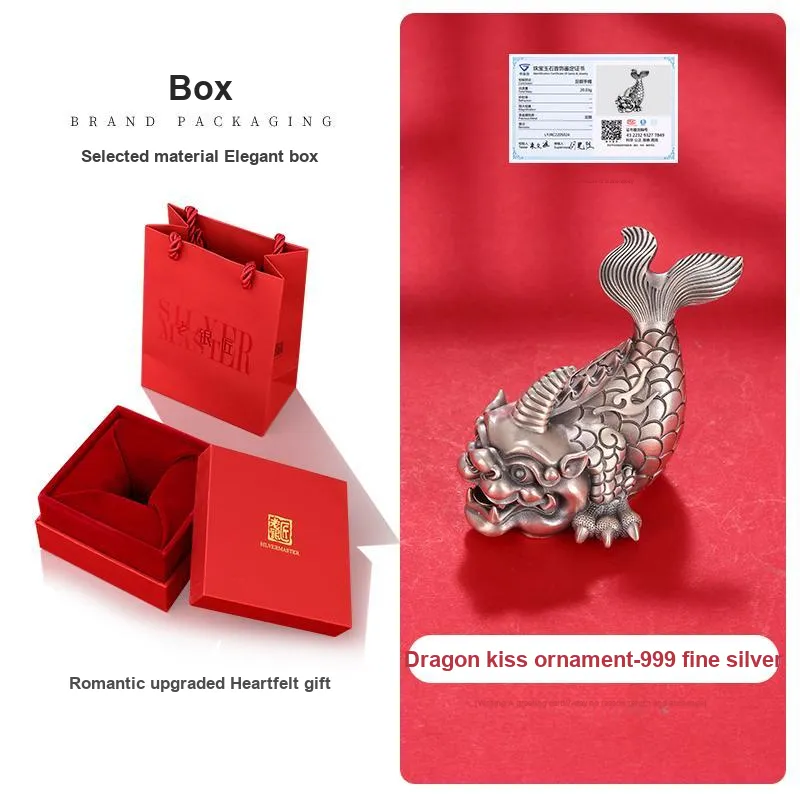 LAOYINJIANG S999 Fine Silver Ornaments Unisex-4