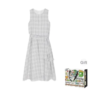 OURUOKE Sleeveless Dress Women's