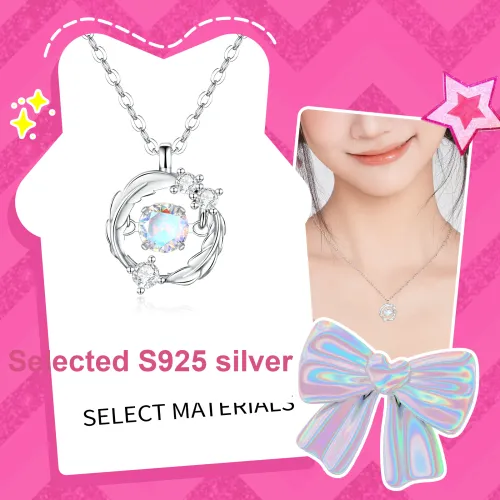 Barbie S925 Silver Necklaces Unisex