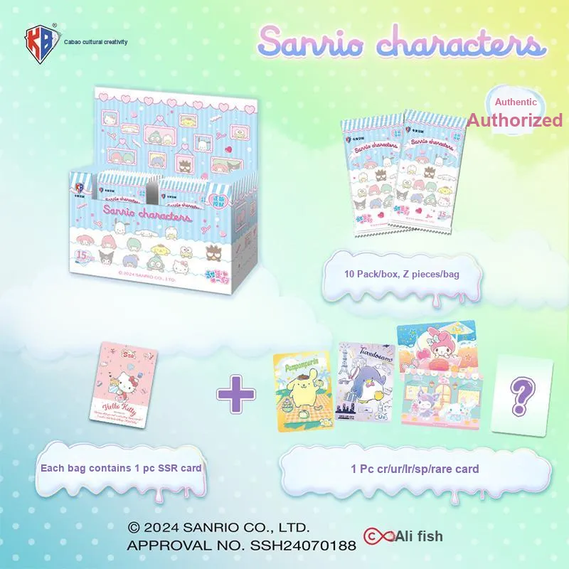 Kabao Cultural Creation x Sanrio Sweet Moment Crystal Card First Edition Collector's Version Photo Cards-2