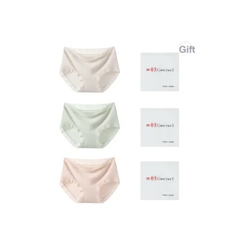 GRACEWELL Женское нижнее белье сумка для покупок 3 упаковки
