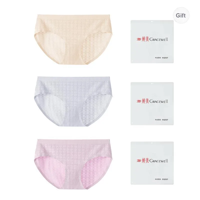 GRACEWELL Underpants Women's Shopping Bag 3 Pack-8