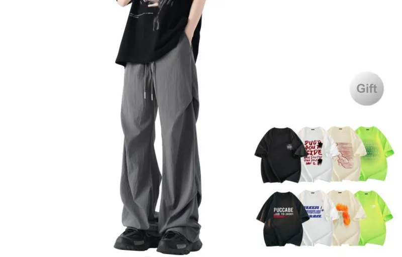 NEAR HERE Casual Pants Unisex-12