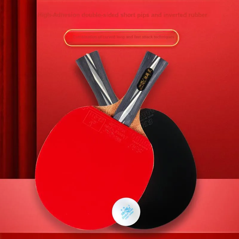 DOUBLEFISH Ping Pong Paddles Unisex All Wood-2