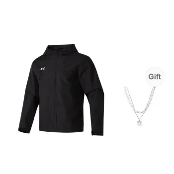 Under Armour Jackets Coats Unisex Black Comes With Necklace