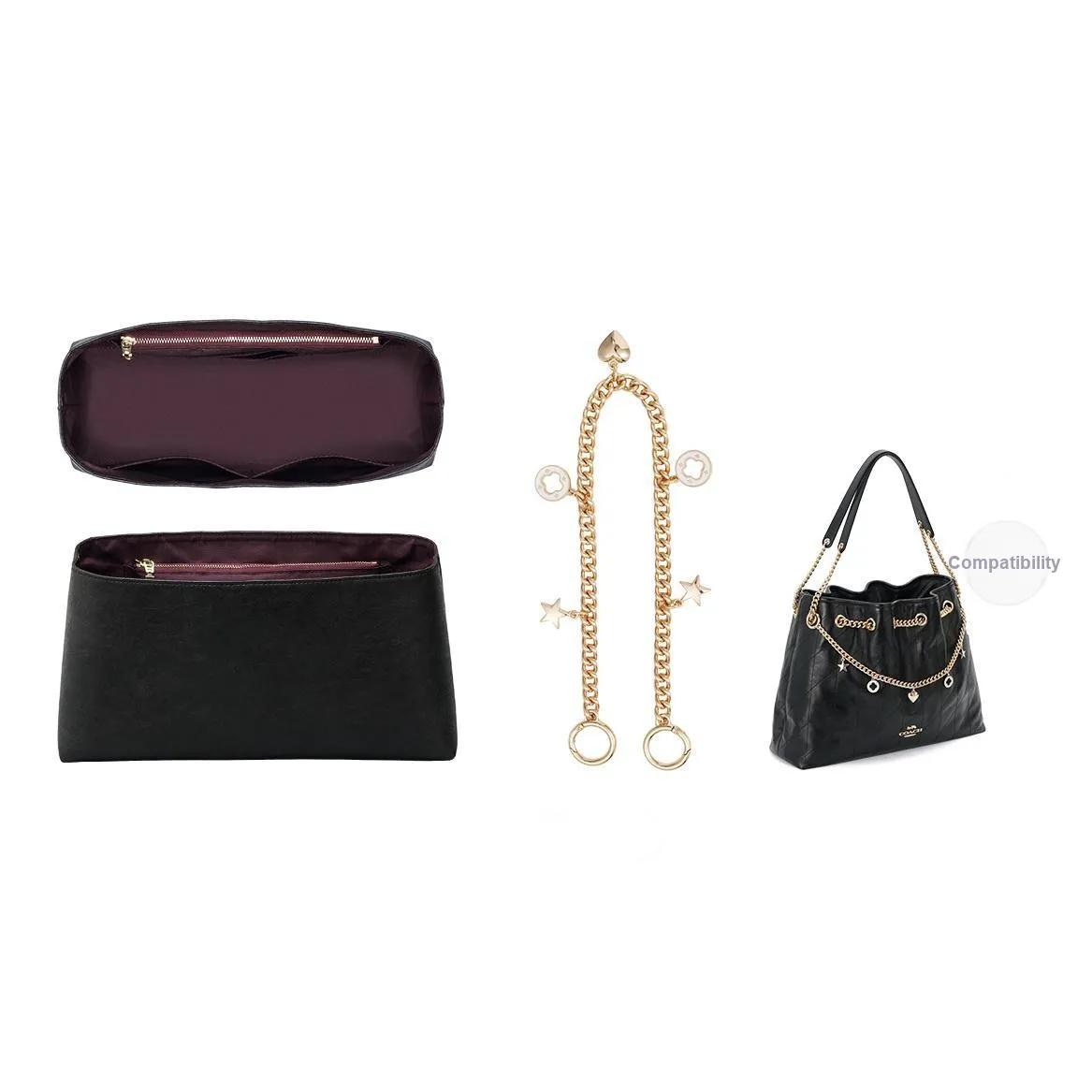 Lan Bao Fan Jing Металлический Сплав Сумка Ремень Женский Многоцветный