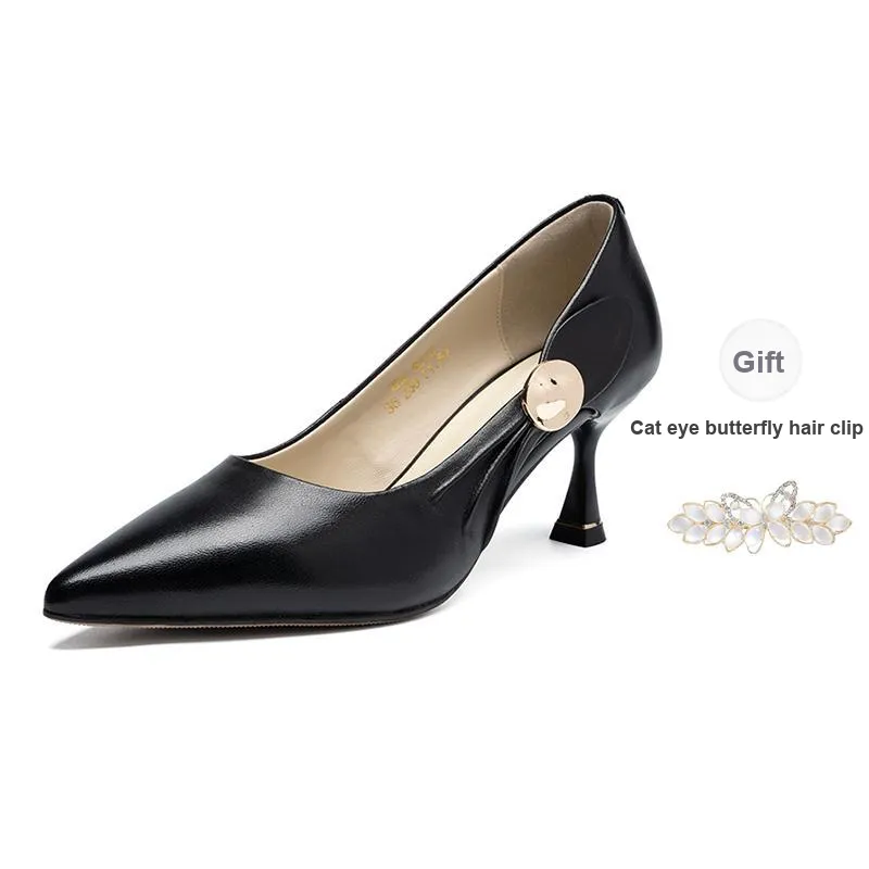 ZHR Slim Heel High Heels 6.5cm Women's-7