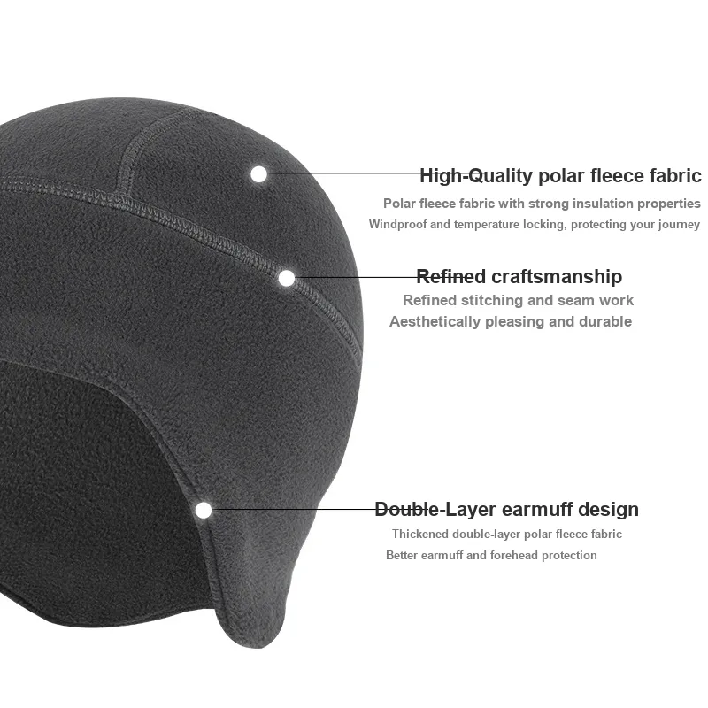 GXT Riding Equipment Cycling Head Cover Everyday Casual Commute Motorcycle Touring Unisex Polyester-4