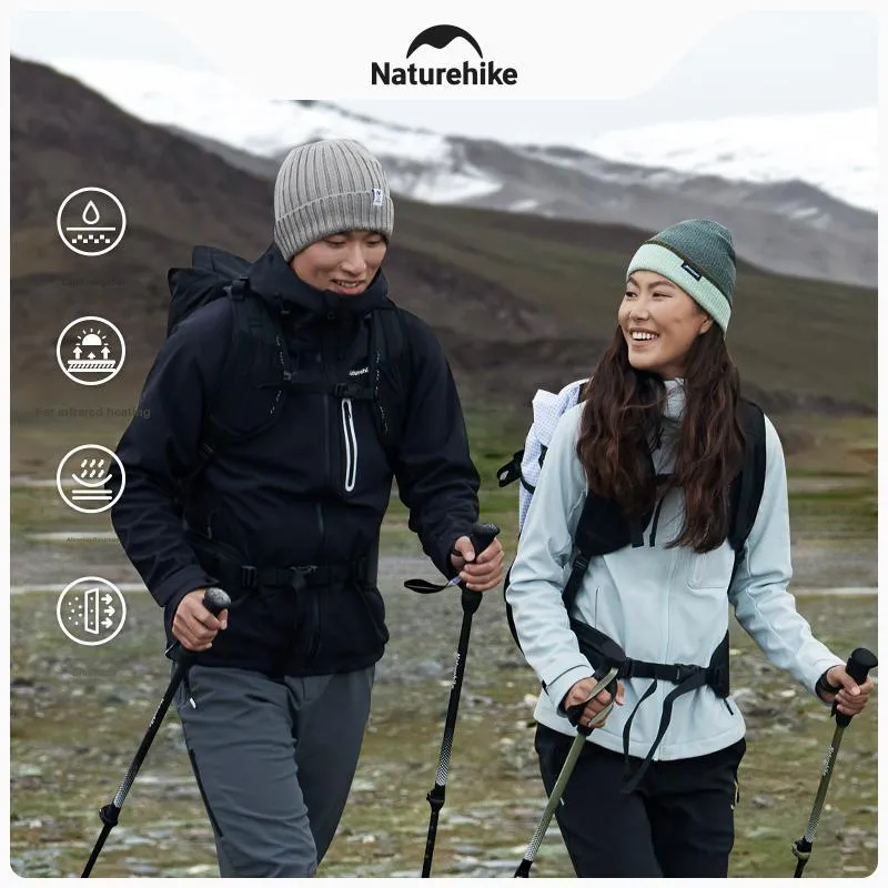 NATUREHIKE Mountain Versatile Hiking Water Resistant Windproof Breathable Warm Super Light Windbreaker Jacket Unisex-3