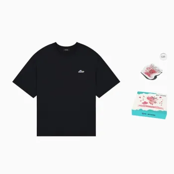WE11DONE Logo patch Cotton T shirt