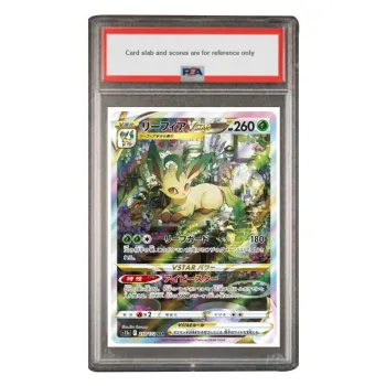POKEMON Supplemental Pack Tian Di Wan Wu VSTAR Leaf Eevee VSTAR SAR S12a 210 PSA Japan Version Graded Cards 1 Pc