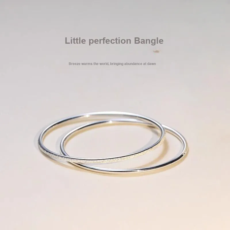 Golden Linmen 999 Fine Silver Bangles Unisex-1