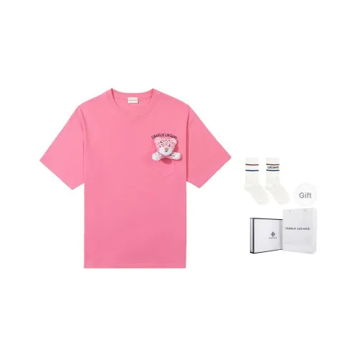 Charlie Luciano T-Shirt Унисекс Розовый