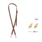 Gold Modified Buckle+Cognac (Brown Thread) Long Strap