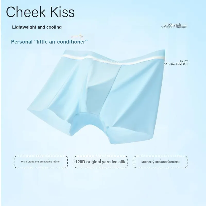 Cheekkiss Underwear Gift Box Men's Extra Thin Breathable Boxer Shorts Comfortable Four Way Stretch Shorts-7
