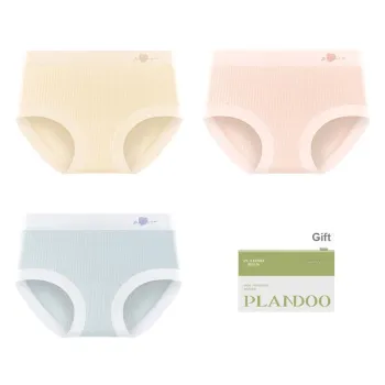 PLANDOO Underpants Women's Shopping Bag 3 Pack