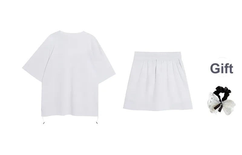 PAVEA Two Piece Skirt Sets Women's-1