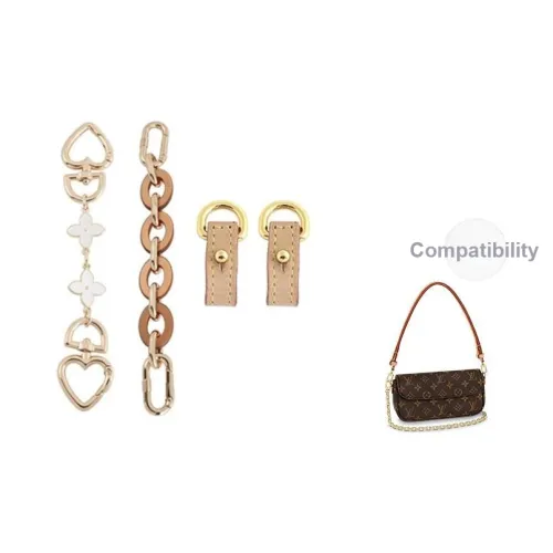 Ingenuity Handmade Металлическое украшение Сумка Ремень Женская Белая Коричневая