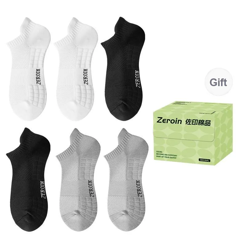 ZEROIN Ankle Socks Unisex Box 6 Pack-84