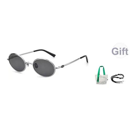Fakeme Металл OVAL SUNGLASSES Унисекс Серебряный