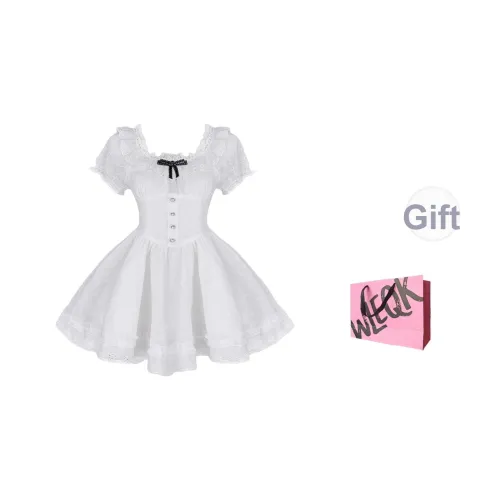 CTRTRC Короткий рукав Платье Женское