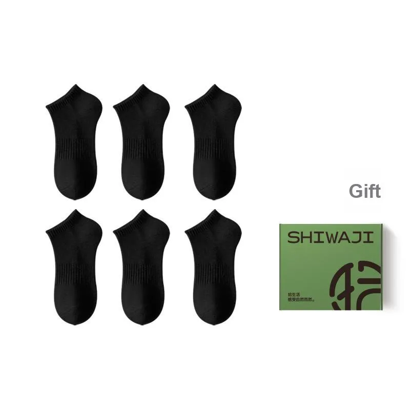 SHIWAJI No Show Socks Spring Summer Unisex 6 Pack-2